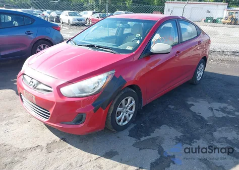 2013 Hyundai Accent Gls from USA, damaged, VIN KMHCT4AE2DU299426